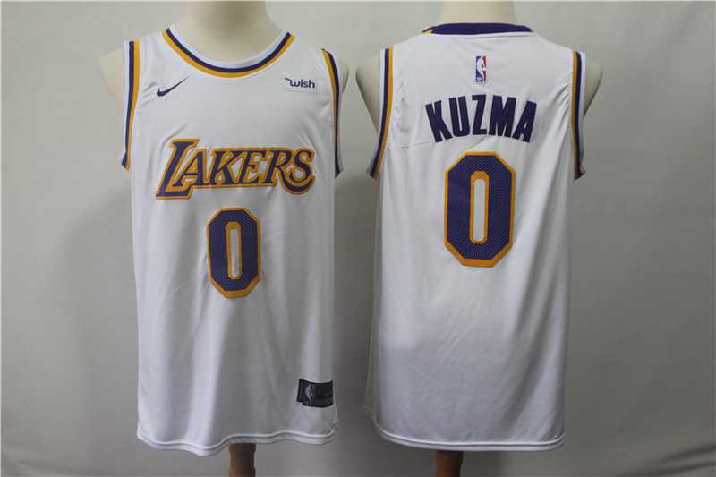 Lakers 0 Kyle Kuzma White 2018 19 Nike Swingman Jersey,We sell and wholesale Lakers 0 Kyle Kuzma White 2018 19 Nike Swingman Jersey on line form chian!